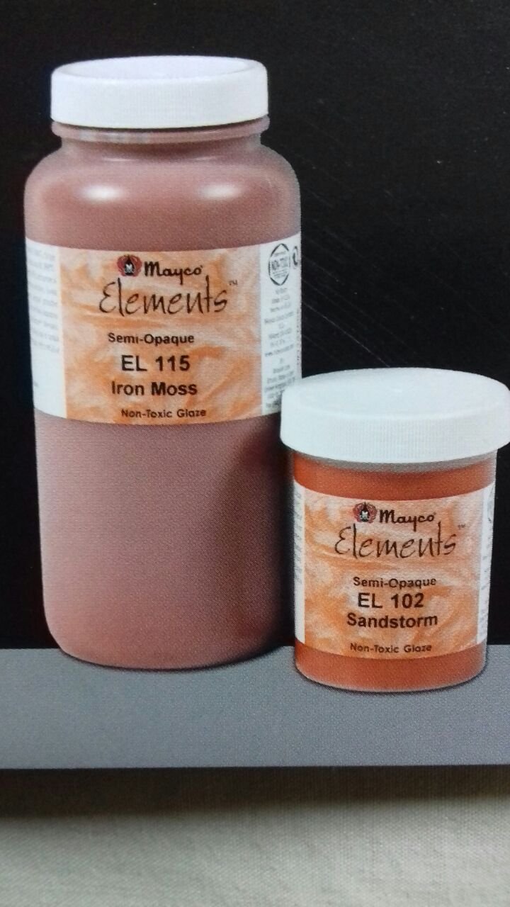 Elements glazes